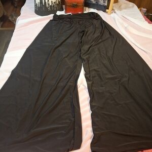 Cherish Black Wide-Leg Palazzo Pants Size Large